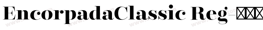 EncorpadaClassic Reg字体转换